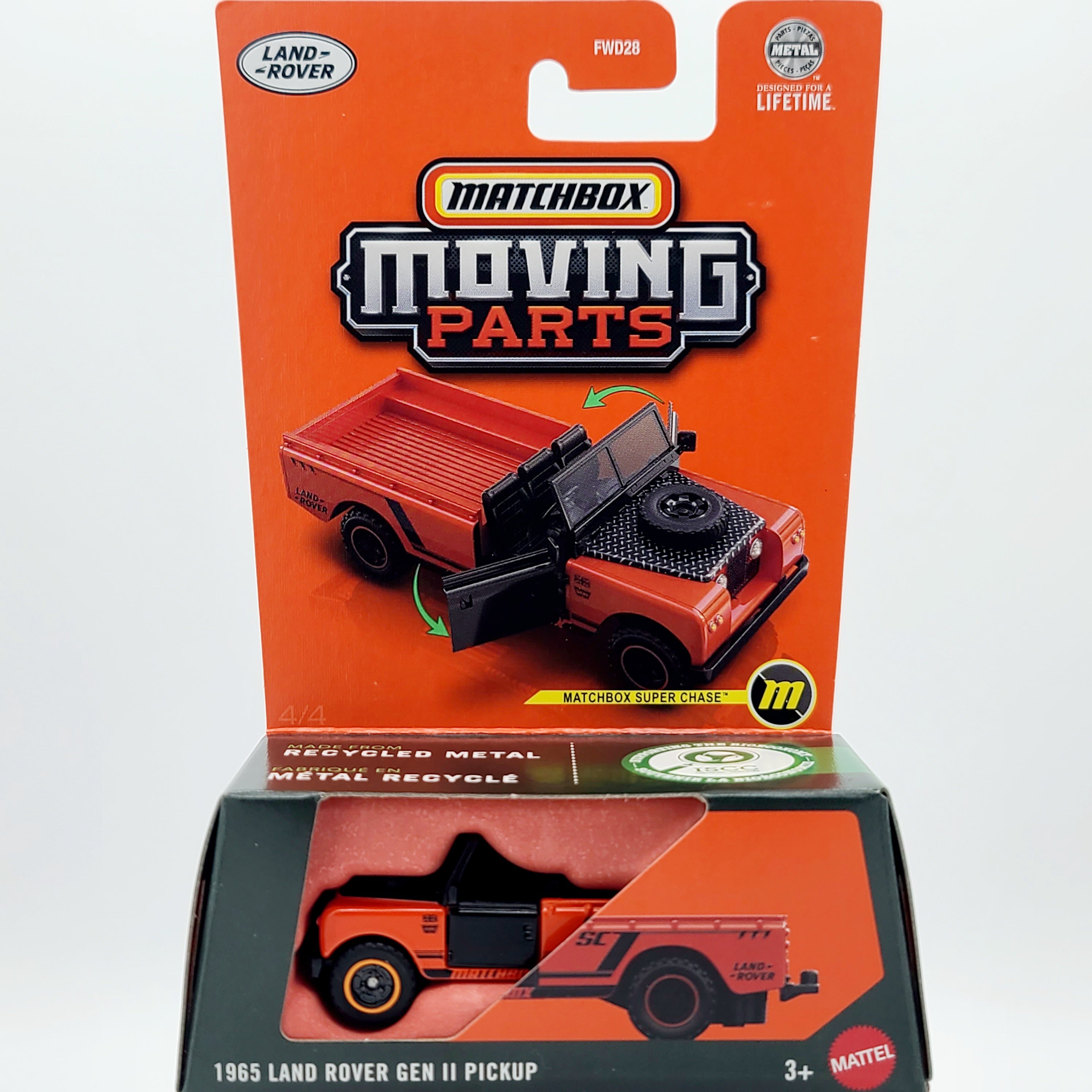 Matchbox - SUPER CHASE - '65 Land Rover Gen II Pickup (2025 Moving Parts Mix 8 H)